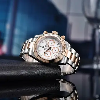 Nové PAGANI DIZAJNU Značky pánske automatické hodinky dátum náramkové hodinky muž business quartz hodinky mužov športové ocele, vodotesné hodinky 2020