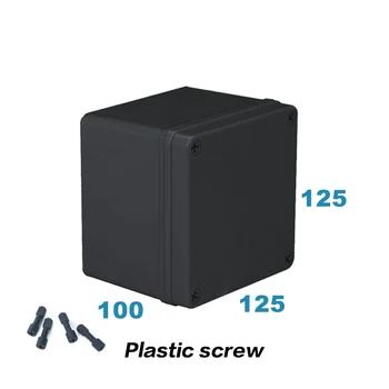 Nové Plastové Skrutky Black Box Pre Vonkajšie Vodotesné Puzdro Plastové Okno Elektronické Projektu Prípade Nástroja Nepremokavé Križovatke Bývanie