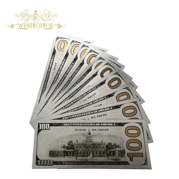 Nové Produkty Pre 10pcs/veľa Amerických Bankoviek Trump Bankovka 100 Dolárov Zlato, Bankovky ako Bill Mene Dary
