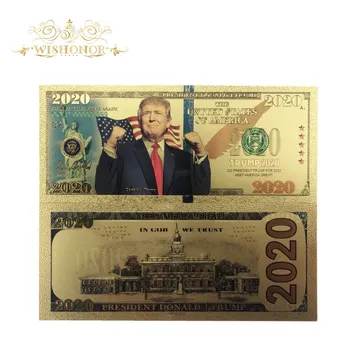 Nové Produkty Pre 10pcs/veľa Amerických Bankoviek Trump Bankovka 100 Dolárov Zlato, Bankovky ako Bill Mene Dary