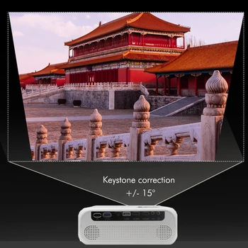 Nové SILVERLIGHT E500 150 Palcový 1280x720P 6000 Lumenov LCD Projektor s rozlíšením 1080P Full HD, HDMI, WIFI, Domáce Kino Android Proyector LED PK CP600