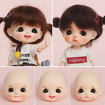 Nové STO VAJEC bábika hlavu krásne 1/8 BJD bábiky OB DIY zákazku ob11 make-up bábiky hlavu YMY telo Bábiky príslušenstvo