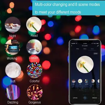 Nové Sviečky Tvar RGB Wifi Žiarovka E27 E14 B22 LED Stmievač Osvetlenia Pre Tuya Aplikácie Smart Domácej Automatizácie Práce S Alexa Domovská stránka Google Siri