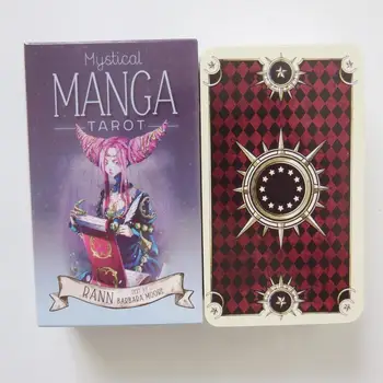 Nové Tarot paluba videní karty tajomné, mystické veštenie manga, tarot karty, pre ženy, dievčatá karty hry doskové hry