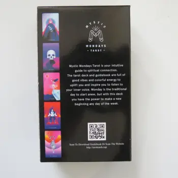 Nové Tarot paluba videní karty tajomné veštenie mystic pondelok tarot karty pre ženy, dievčatá karty hry doskové hry