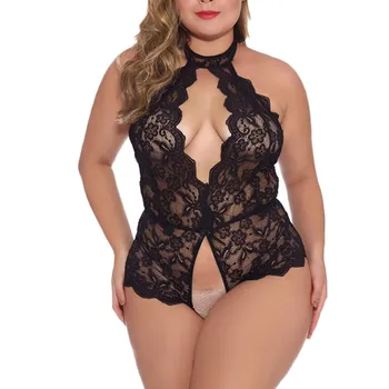 Nové telo, Sexy kostýmy Ženy Čipky Kombinézu Sexy Teddy jedného kusu Bielizne Otvorené Rozkroku Sexy Bielizeň nový príchod 2019
