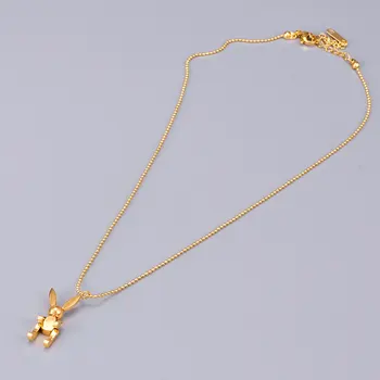 Nové Trendy Mobile Králik Náhrdelník Prívesok Pre Ženy, Luxusné Zlatá Farba 316L Titánové Ocele, Náhrdelníky, Prívesky kórejskej Značky Šperky