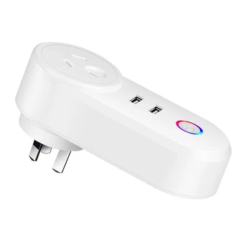 Nové Tuya Wifi Smart Zásuvky USB EÚ BRITÁNII, Francúzsku, Japonsku, Austrálii, Brazílii, Izraeli Štandardné 16A Diaľkové Načasovanie Prepínač Hlasové Ovládanie APLIKÁCIE