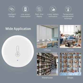 Nové Tuya ZigBee Smart Teplota A Vlhkosť, Senzor Aplikáciu Wireless Gateway Smart Hub Domáce Práce so Alexa Domovská stránka Google Asistent