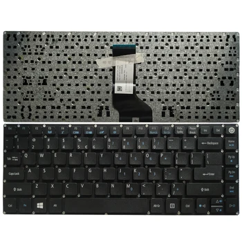 NOVÉ US klávesnica pre Acer Aspire E5-422 E5-432 E5-473 E5-473G E5-473T E5-473TG E5-422 E5-422G NÁS Notebooku, klávesnice čierna