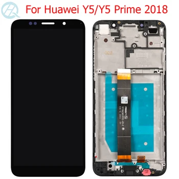 Nové Y5 Pro 2018 LCD Pre Huawei Y5 2018 Displej S Rámom Dotykový Displej 5.45