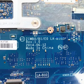 Nové ZIWB0/B1/E0 LA-B102P notebook základnej dosky od spoločnosti Lenovo B50-30 Doske N2830 N2840 CPU (bez odtlačkov prstov konektor ) testované OK