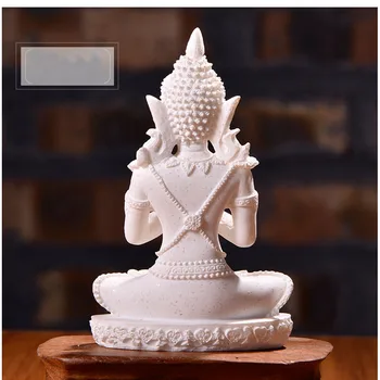 Nové Šakjamúni Sochu Budhu Ornament Prírody Pieskovec Socha Budhu Hinduistickej Fengshui Figúrka Meditácie Miniatúrne Domova