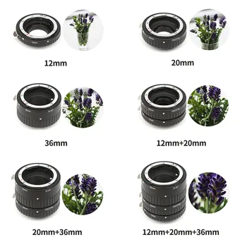 Nový 1 Nastavte Fotoaparát Predĺženie Trubice Automatické Zaostrovanie Microspur Fotografie Krúžok pre Nikon DOM668