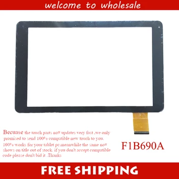 Nový 10.1-palcový Tablet FIB690A dotykový displej digitalizátorom. sklenený dotykový panel F1B690A XY výmenu Snímača Doprava Zadarmo