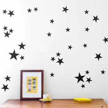 Nový 110 ks/set Kreslených Hviezd Stenu Nálepka Pre Deti Izby Domova Malá Hviezda Wall Decals Baby Škôlky DIY Art Nástenné Plagát
