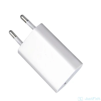 Nový Apple 5W USB Napájací Adaptér EU Plug Converter Rýchlo Nabíjačka Európskej Zapojte Adaptér pre iPad/iPhone 5/6/7/8/X/11 Pro/APPLE hodinky