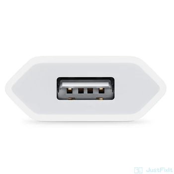Nový Apple 5W USB Napájací Adaptér EU Plug Converter Rýchlo Nabíjačka Európskej Zapojte Adaptér pre iPad/iPhone 5/6/7/8/X/11 Pro/APPLE hodinky