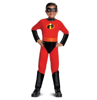 Nový Chlapec Pán Incredible 2 Cosplay Kostýmy Detský Superhrdina Maškarný Jumpsuit Dievčatá Halloween Fialová Cosplay S Maskou