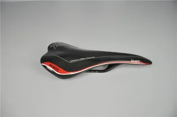 Nový dizajn carbon fiber sedlo s lesklý povrch cesty sedadla bicykla