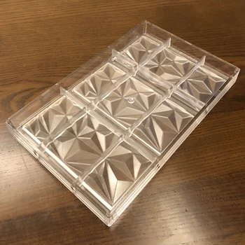 Nový Dizajn Diamond Cukríky Maker Polykarbonátu Formy na Čokoládu