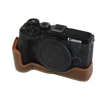 Nový Fotoaparát Taška Polovicu Tela Pre Canon EOS M6 II EOSM6 II M6 Mark II Fotoaparát prípade Ochranný Kryt Tela Pokožky