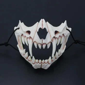 Nový Japonský Drak Boh Maska Eco-priateľský a Prírodné Živice Maska pre Zvierat Tému Strany Cosplay Zvieracie Masky Ručné