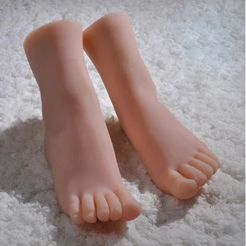 Nový Luxusný 2 ks Realistické Ženské Nohy Model životnej Veľkosti Dievča Nohy Kati Nástroje pre Šperky, Ponožky, Topánky, Anklet Non-jedovaté