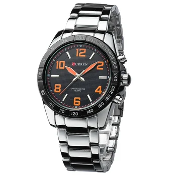 Nový módny dizajn značky Curren podnikania je v súčasnosti mužský hodiny voľný čas luxusné náramkové hodinky darček 8107