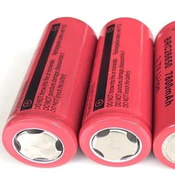 Nový, Originálny 26650 3,7 v 7800 mah 26650 Lítiové Dobíjacie Batérie Pre Baterku batérie GTL EvreFire
