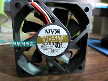 Nový, originálny AVC 6015 6 cm 12 v 0.15 A F6015B12MY 60 * 60 * 15 mm loptu chladiaci ventilátor
