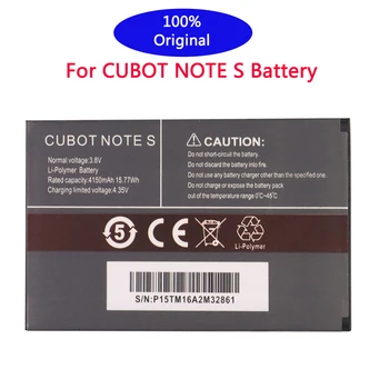 Nový, Originálny pre CUBOT Poznámka S Batériou 4150mAh Výmena záložnej batérie Pre CUBOT Poznámka S mobilného Telefónu