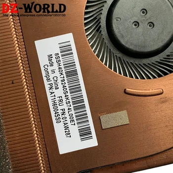 Nový, Originálny SWG Discrete Graphics Chladič CPU GPU Chladič Ventilátor pre Lenovo ThinkPad E560p Notebook 01AW287 01AW288 AT1H6004SS0