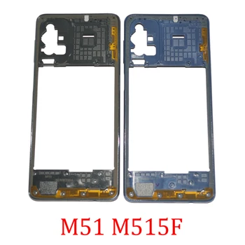 Nový Podvozok Stredného Rám Pre Samsung Galaxy M51 M515 M515F Pôvodné Telefónne Bývanie Strednej Rám S Tlačidlami Náhradný Diel