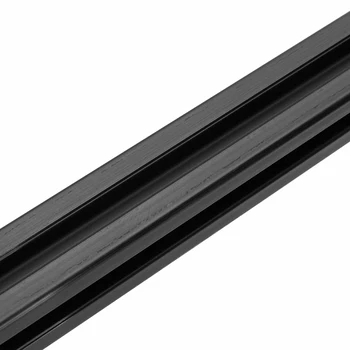 Nový Príchod 200 mm/250 mm/300/350 mm/400mm/450 mm/Dĺžka 500mm Čierny Elox 2020 T-Slot Hliníkové extrudované profily Rámu Pre CNC