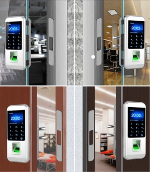 Nový Príchod Biometrický snímač Odtlačkov Dverný Zámok S Klávesnicou XM-300 Keyless Dverí Zamky Pre Domáce Kancelárie Anti-theft
