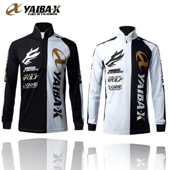 Nový Príchod Mužov Dlhý Rukáv Priedušná YAIBA-X Rybárske Tričká Kvalitné Vonkajšie Športové Rýchle Suché Rybárske Oblečenie