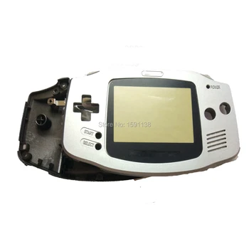 Nový Príchod Strieborná Farba Kompletné Bývanie Prípade Shell Pre NintendoGBA púzdro Fit GameboyAdvance w/Limted Objektív X/Y Screwdriers