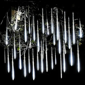 Nový Rok 30 cm 50 cm Vonkajšie meteorický dážď Dážď 8 Trubice LED Reťazec Svetlá Nepremokavé Na Vianoce Svadobné Party Dekorácie