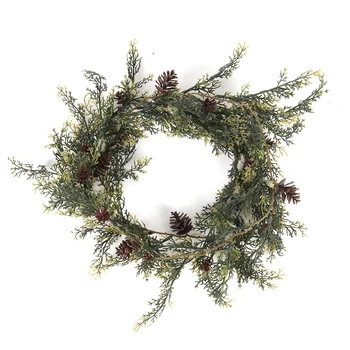 Nový Rok Vianočné Dekorácie Umelé Rastliny Borovice Kužele Garland Vianočné Dekorácie pre Domov Stene Okno Dekor Natal 2021