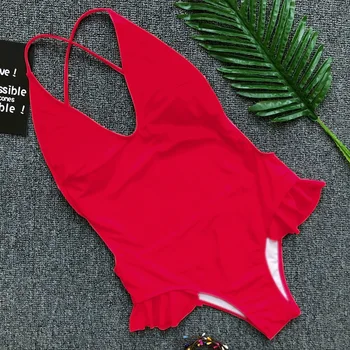 Nový Sexy Ženy, Ženy Backless jednodielne Plavky, Plavky Trikini Plávanie Kúpanie Plávať Nosenie Telo Vyhovovali Monokiny maillot de bain