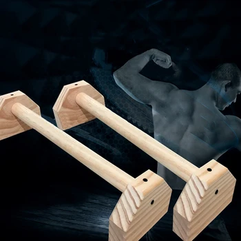 Nový Typ Fitness Push-Up Telocvičňa Cvičenie, Tréning Hrudníka H-Tvarované Drevené Voľné Cvičenie Handstand Paralelné Rod Dvojité Prút