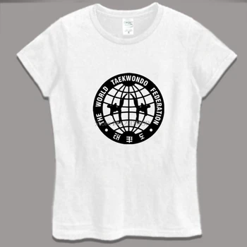 Nový Zábavný Svet Taekwondo T-shirt Ženy Bežné Krátke Bavlnené Tričko Hip Hop Tričká Topy Harajuku Streetwear
