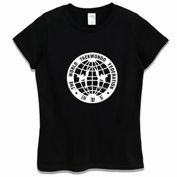Nový Zábavný Svet Taekwondo T-shirt Ženy Bežné Krátke Bavlnené Tričko Hip Hop Tričká Topy Harajuku Streetwear
