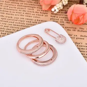 Nový štýl malé pin krúžok s krištáľovo módne trendy špeciálne krúžok žien vlastné jednoduché prst šperky