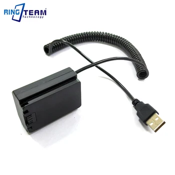 NPFZ100 NP-FZ100 USB Stočený Kábel, Adaptér DC Spojka pre Sony Kamera ILCE-9 / ILCE9 / a9 / ILCE-7RM3 / ILCE7RM3 / a7RM3 BC-QZ1