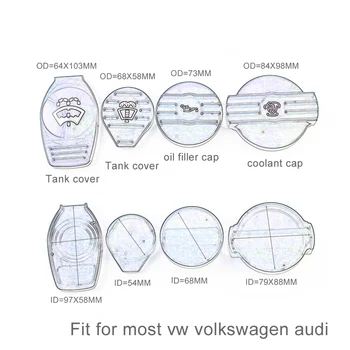 Nádrž spp / cap fľaša / olej spp pre VW CC Golf Audi Skoda seat 2.0 T Scirocco hliníkový motor chrániť spp
