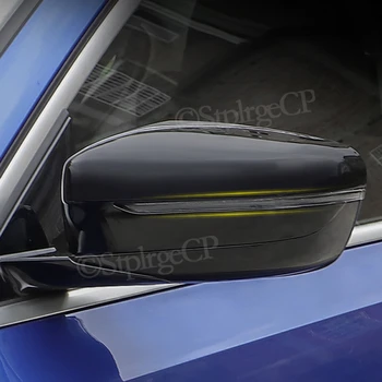 Náhradné Zrkadlo Pokrytie Pre BMW 5 Series G30 G31 G38 Bočné Spätné Zrkadlo na Ľavej Strane Vodiča Uhlíkových Vlákien ABS 2017 2018 2019 2020