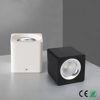 Námestie Stmievateľné COB LED Svietidlá 8W 10W 12W LED Stropné Bodové svetlá AC85~265V LED Stropné Svietidlá Teplá/Studená Biela, Krytý Lighti
