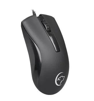 Nízka Hlučnosť Káblové 2400DPI Optical USB Ergonomická Myš pre Prenosné Ergonomické Tichý Počítač PC, Notebook Mouse